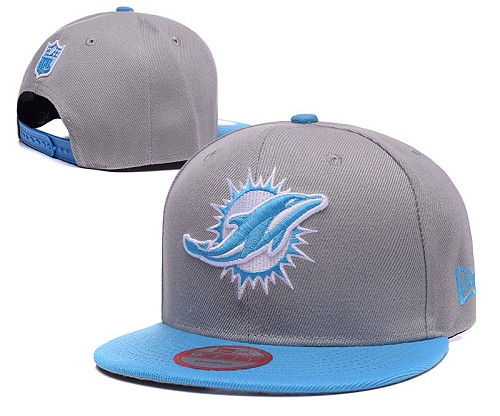 NFL Miami Dolphins Logo Stitched Snapback Hats 022